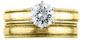 Bridal set wedding diamond rings